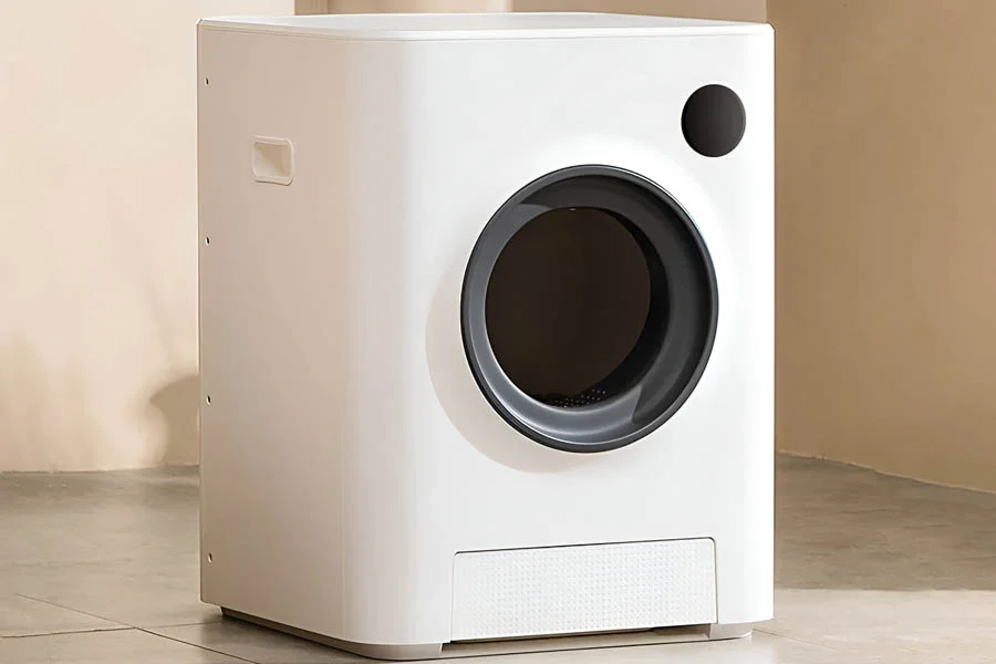 semi automatic cat litter box
